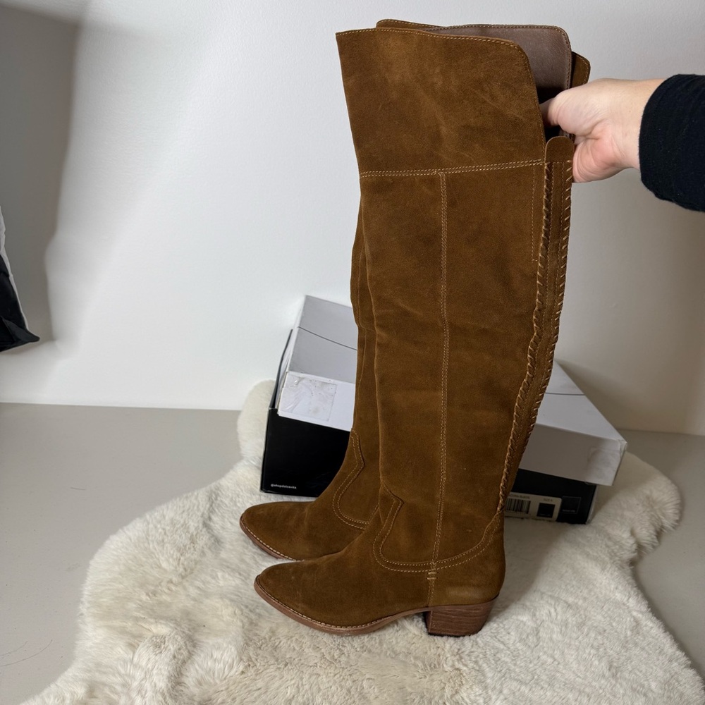 Dolce Vita Silas Acorn Suede Over the‎ Knee Boots